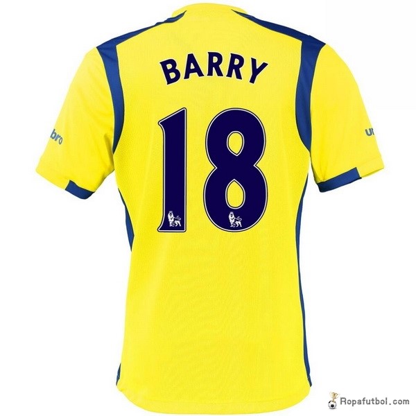 Camiseta Everton Replica Tercera Ropa Barry 2016/17 Amarillo